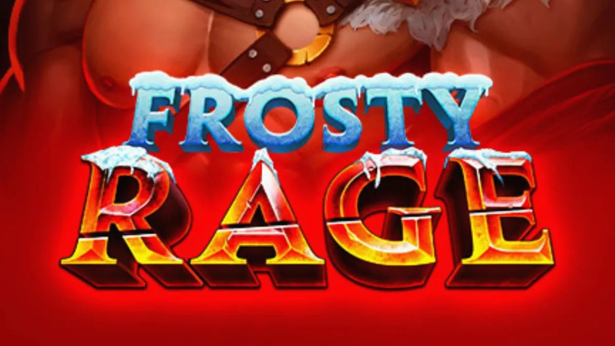 Tampilan visual slot Frosty Rage dengan tema gladiator Natal